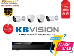 Trọn Bộ 4 Camera KB VISION 2.0M